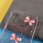 Sparkle Glitter 3D Butterfly Pattern Epoxy Soft TPU Phone Cover Case for iPhone 13 mini 5.4 inch