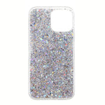 Flash Powder Sequins Stylish Acrylic+TPU Phone Case for iPhone 13 mini 5.4 inch