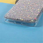 Flash Powder Sequins Stylish Acrylic+TPU Phone Case for iPhone 13 mini 5.4 inch