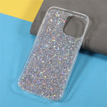Flash Powder Sequins Stylish Acrylic+TPU Phone Case for iPhone 13 mini 5.4 inch