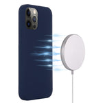 Compatible with MagSafe Liquid Silicone Magnetic Absorption Phone Shell Cellphone Protection Case for iPhone 13 Pro Max 6.7 inch