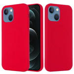 For iPhone 13 mini 5.4 inch Liquid Silicone Phone Cover Protective Case for Magnetic Charging