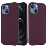 For iPhone 13 mini 5.4 inch Liquid Silicone Phone Cover Protective Case for Magnetic Charging