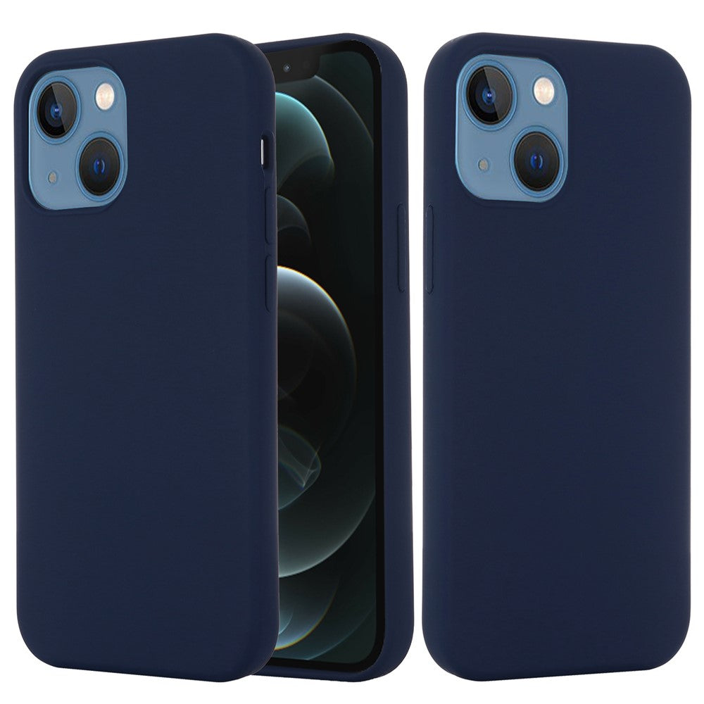 For iPhone 13 mini 5.4 inch Liquid Silicone Phone Cover Protective Case for Magnetic Charging