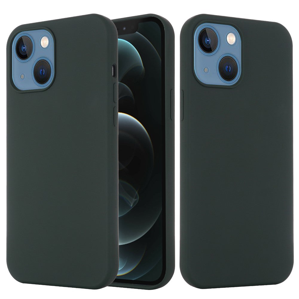 For iPhone 13 mini 5.4 inch Liquid Silicone Phone Cover Protective Case for Magnetic Charging
