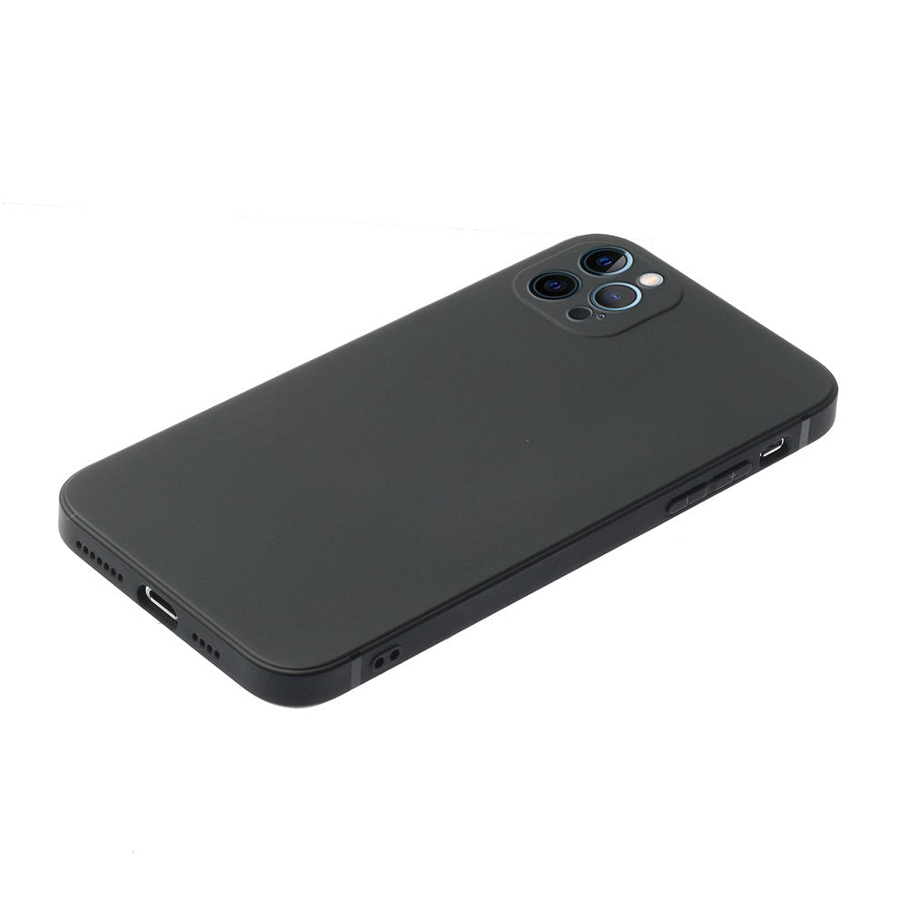 Slankt, præcist udskåret, ultrablødt TPU-etui med lige kanter og stødsikker beskyttelse til iPhone 13 Pro Max 6,7 tommer