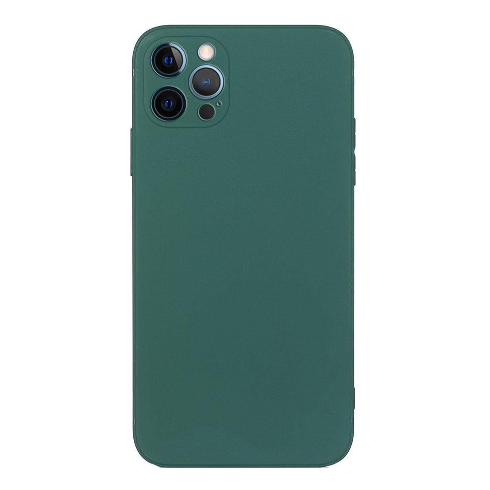 Slankt, præcist udskåret, ultrablødt TPU-etui med lige kanter og stødsikker beskyttelse til iPhone 13 Pro Max 6,7 tommer