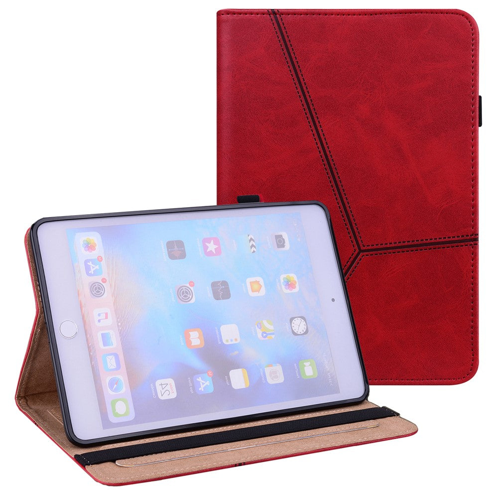 Stødsikkert tabletcover i læder med stativ og kortlommer til iPad mini (2024) / mini (2021) med automatisk vække- og dvalefunktion