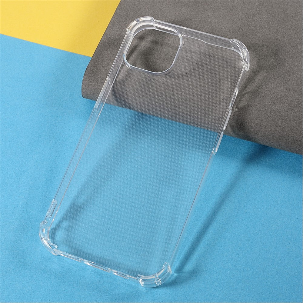 Four Corners Cushioned Lightweight Ultra Clear TPU Phone Cover Shell for iPhone 13 mini 5.4 inch