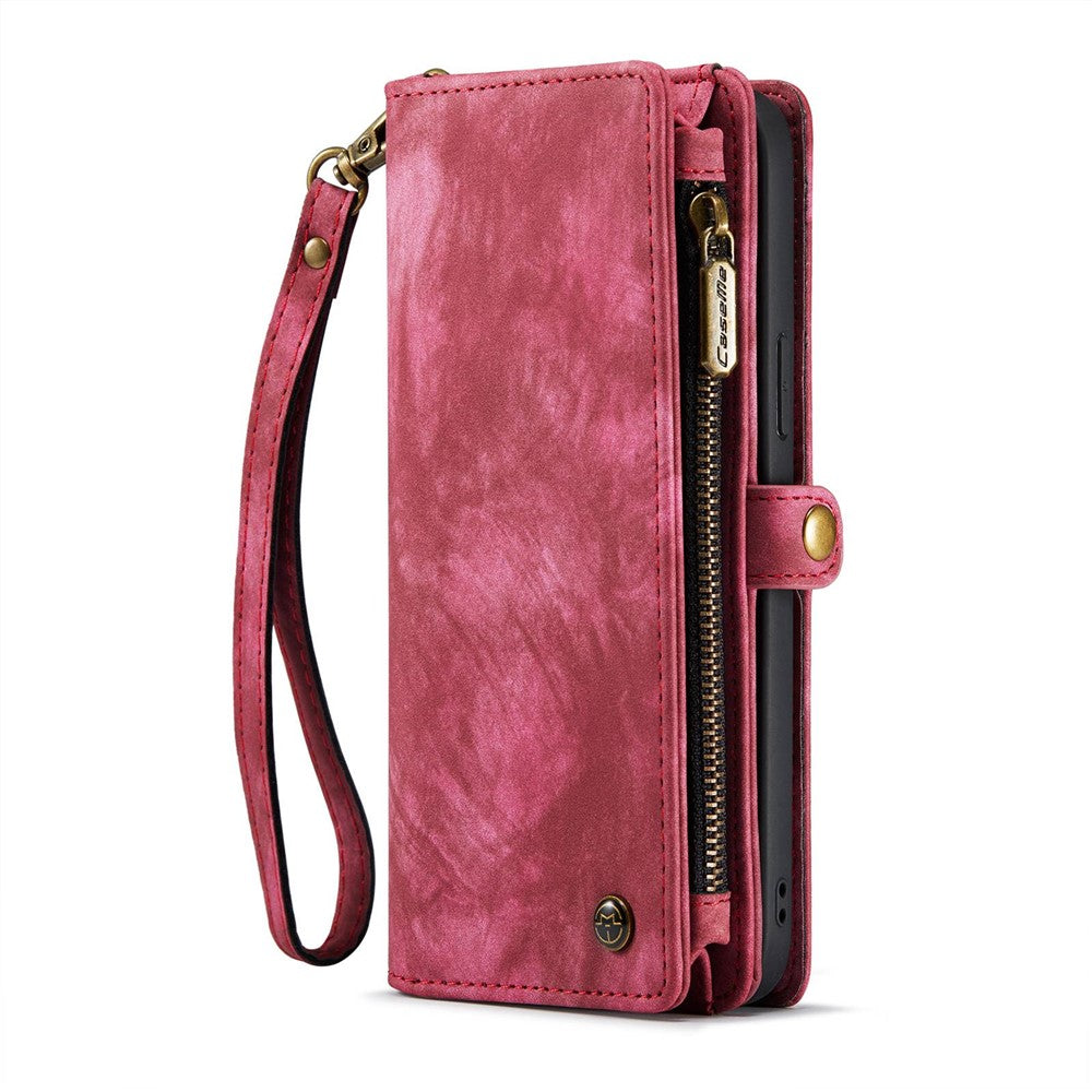 CASEME 008 Series Shock-Absorbed Detachable 2-in-1 Multi-function TPU + PU Leather Phone Wallet Stand Shell for iPhone 13 Pro Max 6.7 inch
