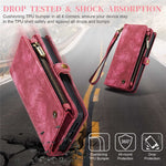 CASEME 008 Series Shock-Absorbed Detachable 2-in-1 Multi-function TPU + PU Leather Phone Wallet Stand Shell for iPhone 13 Pro Max 6.7 inch