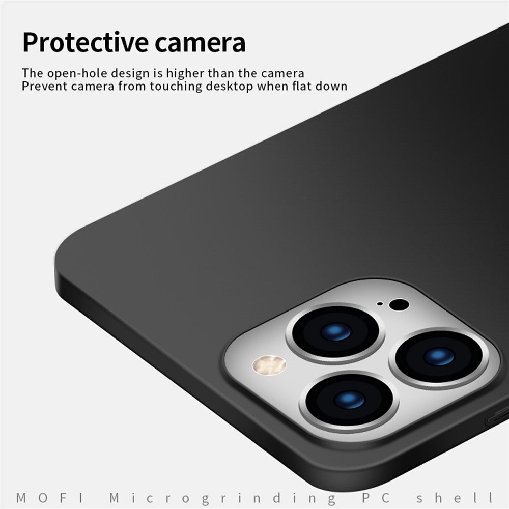 MOFI Shield Slim Frosted Finish Surface Hard Plastic Cell Phone Back Case Protector for iPhone 13 Pro 6.1 inch