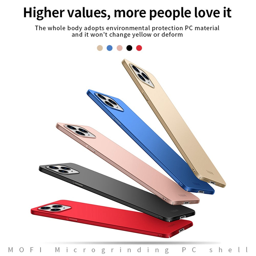 MOFI Shield Slim Frosted Finish Surface Hard Plastic Cell Phone Back Case Protector for iPhone 13 Pro 6.1 inch
