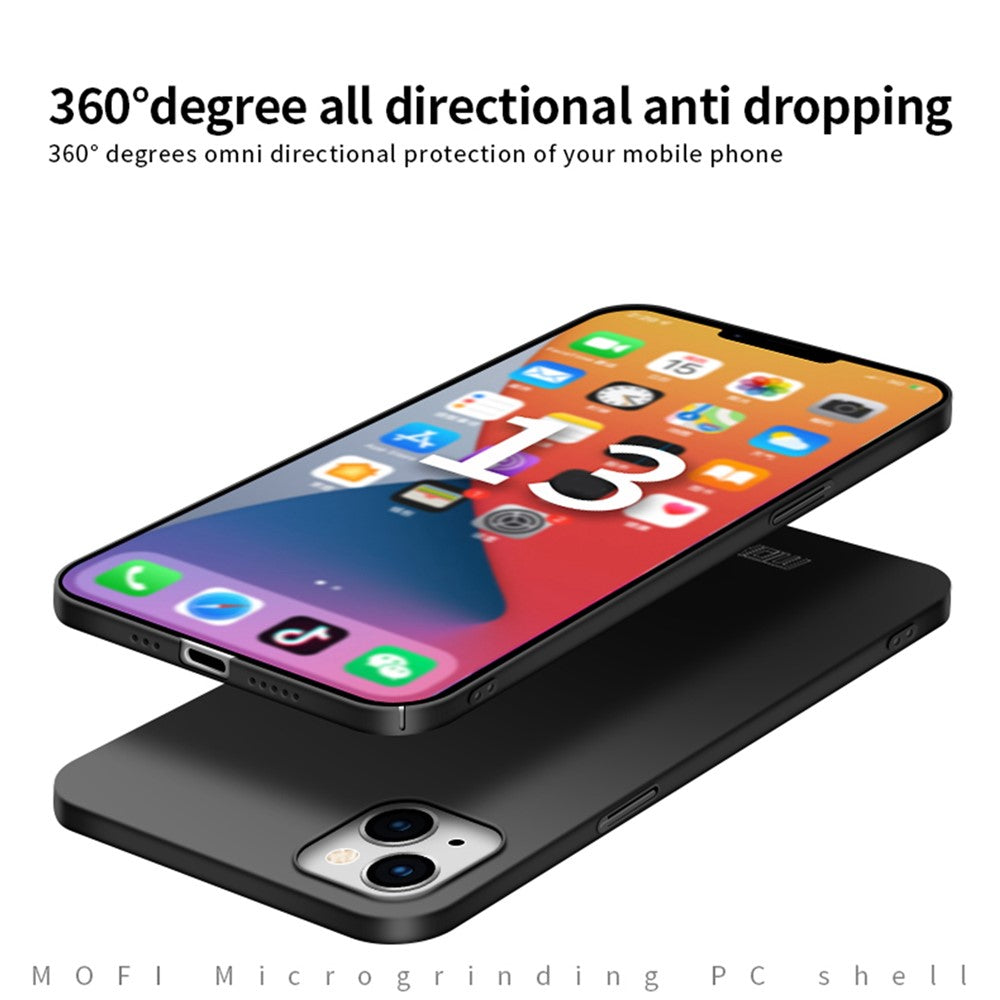 MOFI Shield Slim Frosted Finish Surface Hard Plastic Cell Phone Back Case Protector for iPhone 13 mini 5.4 inch