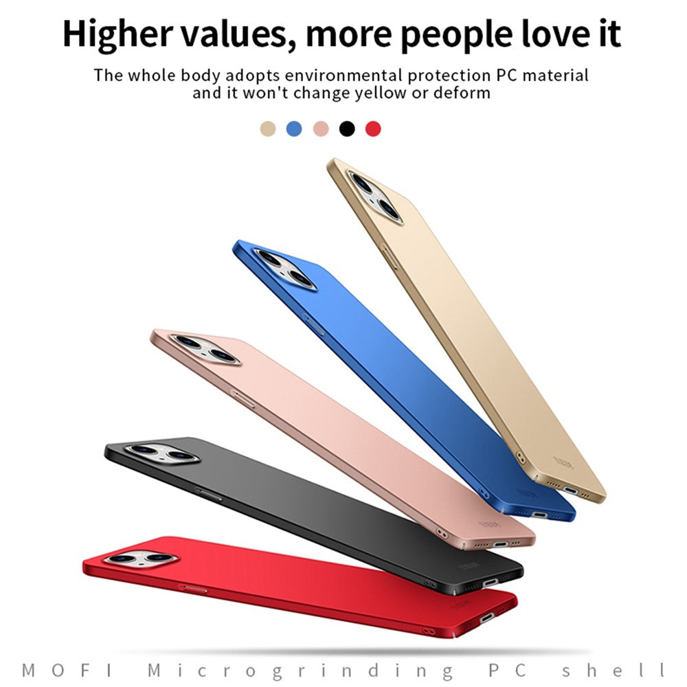 MOFI Shield Slim Frosted Finish Surface Hard Plastic Cell Phone Back Case Protector for iPhone 13 mini 5.4 inch