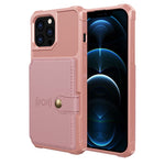 ZM03 TPU telefoncover + PU læderpung med magnetisk metalplade til iPhone 13 Pro Max 6,7 tommer