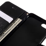 PU-læderetui til iPhone SE (2020) / SE (2022) / 8 / 7 4,7 tommer telefonpungcover med rem