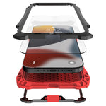 R-JUST AMIRA Four Corner Airbags Anti Fall Hybrid Case Phone Protective Cover for iPhone 13 mini 5.4 inch