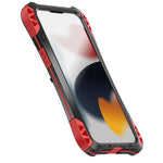 R-JUST AMIRA Four Corner Airbags Anti Fall Hybrid Case Phone Protective Cover for iPhone 13 mini 5.4 inch