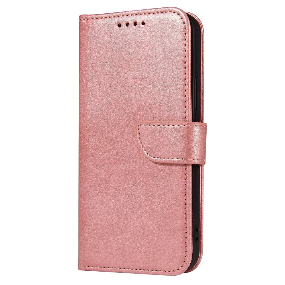 PU-läder plånboksfodral med stativ och magnetisk design för iPhone 13 mini 5,4 tum