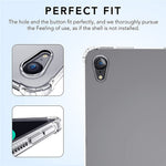 Clear Transparent Four Airbag Anti-Fall Soft TPU Back Tablet Case Protective Cover for iPad mini (2024) / mini (2021)