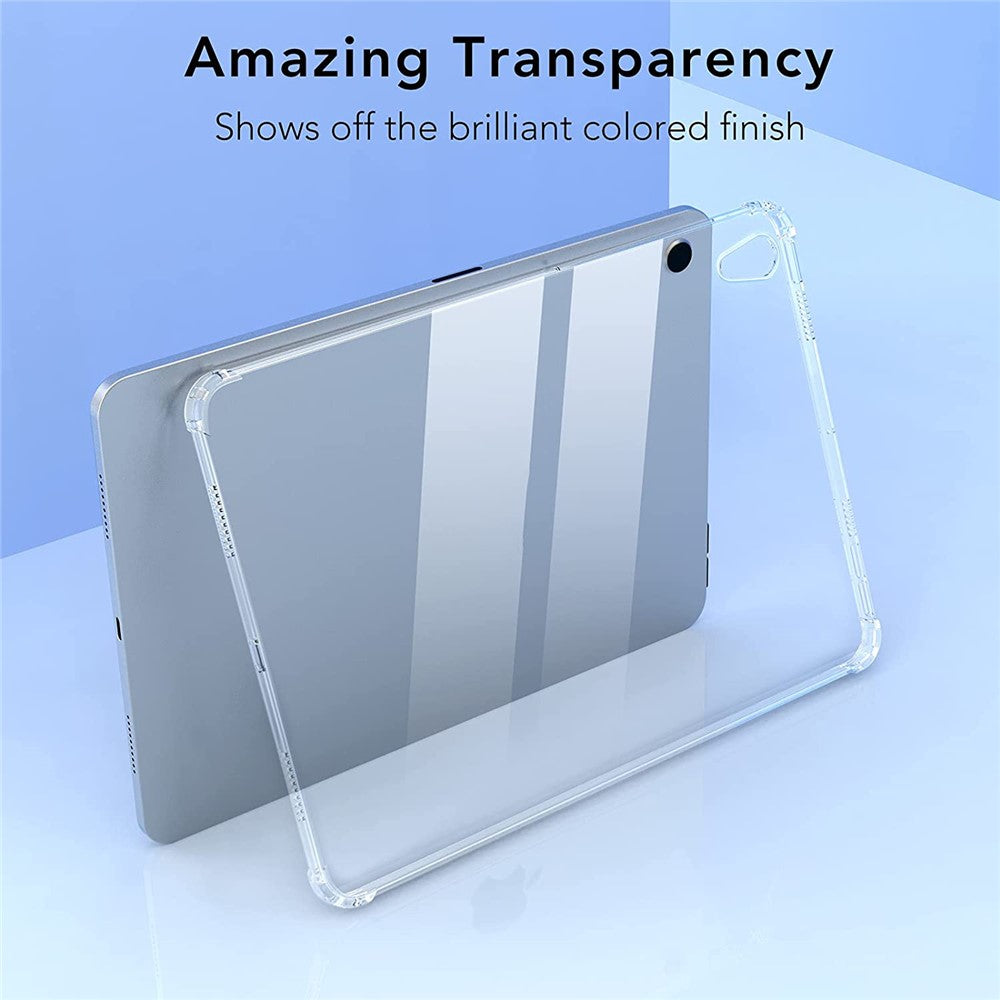Clear Transparent Four Airbag Anti-Fall Soft TPU Back Tablet Case Protective Cover for iPad mini (2024) / mini (2021)