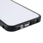 Dobbeltsidet Meget Gennemsigtigt Hærdet Glas + Aftageligt 2-i-1 Magnetisk Metalramme Telefoncover til iPhone 13 mini 5.4 tommer