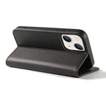 Strong Magnetic Closure Leather Wallet Stand Phone Cover Case for iPhone 13 6.1 inch