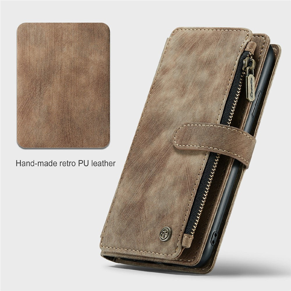 Til iPhone 11 Pro Max Telefonetuier med Rem CASEME C30 Lynlås Flere Kortrum PU Læder Cover