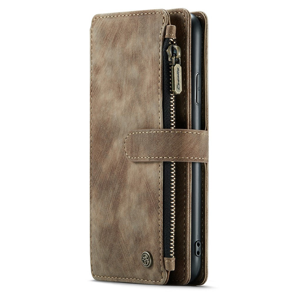 Til iPhone 11 Pro Max Telefonetuier med Rem CASEME C30 Lynlås Flere Kortrum PU Læder Cover