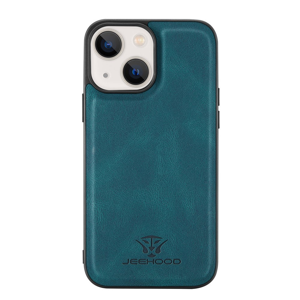 JEEHOOD Støttebensdesign Velbeskyttet Magnetisk Aftageligt 2-i-1 Hybridcover med Lynlåslomme til iPhone 13 mini 5,4 tommer