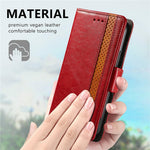 For iPhone SE (2022) / SE (2020) / 8 / 7 / 6 Phone Cases CASENEO PU Leather Cover Stand with RFID Blocking Wallet