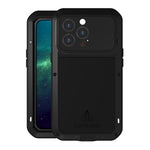 LOVE MEI Multi-Protection Shockproof Dropproof Dustproof Phone Protective Case with Tempered Glass Film for iPhone 13 Pro 6.1 inch