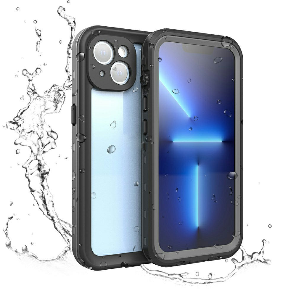 REDPEPPER Dot+ Series IP68 Vattentät IP6X Dammtät Falltålig Transparent Baksida Mobilskal för iPhone 13 6,1 tum