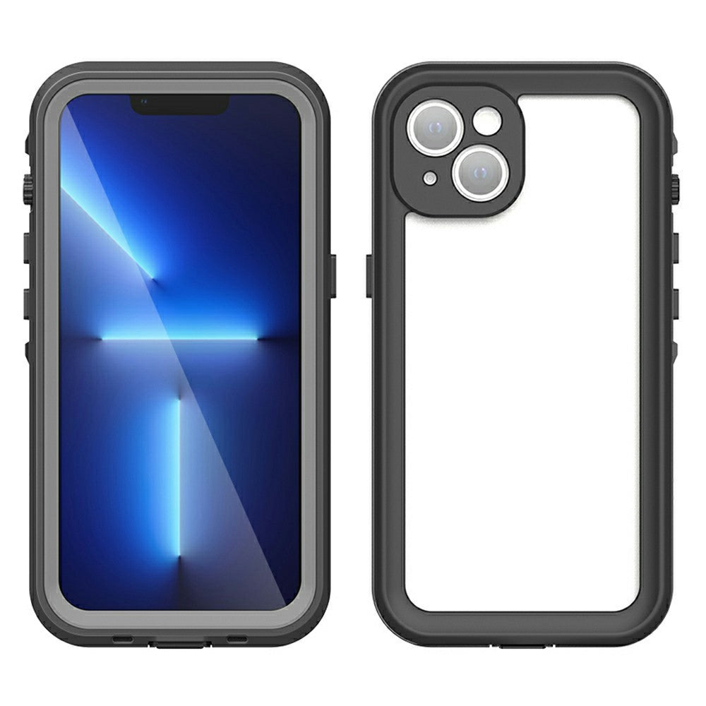 REDPEPPER Dot+ Series IP68 Vattentät IP6X Dammtät Falltålig Transparent Baksida Mobilskal för iPhone 13 6,1 tum
