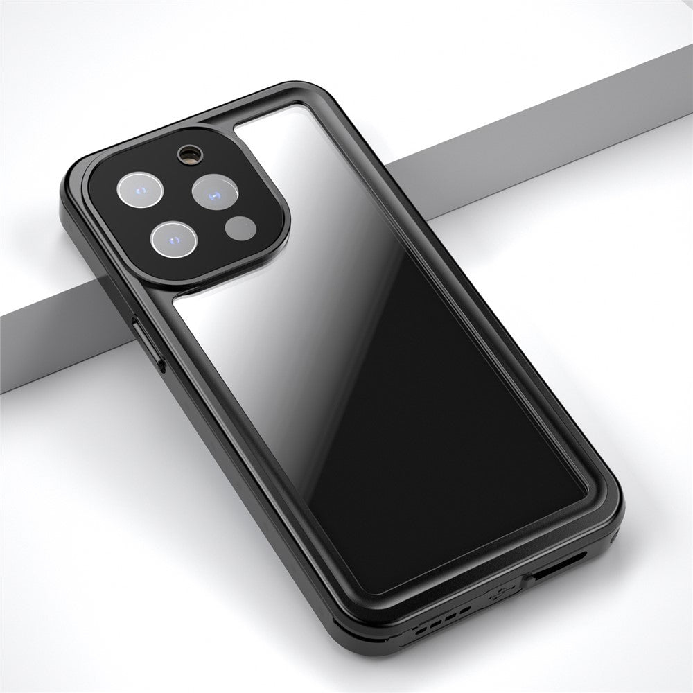 REDPEPPER PRO Series Drop-proof IP68 Waterproof Scratch Resistant Transparent Phone Case for iPhone 13 Pro 6.1 inch