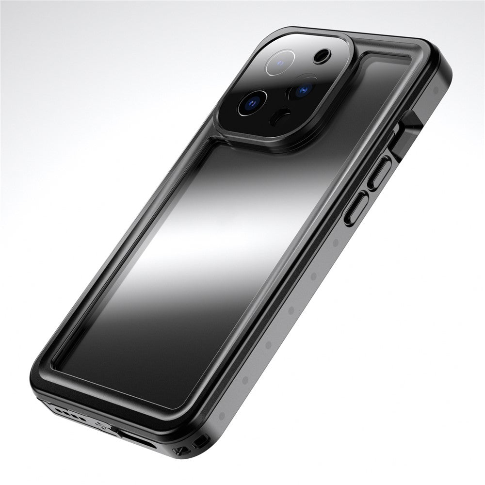 REDPEPPER PRO Series Drop-proof IP68 Waterproof Scratch Resistant Transparent Phone Case for iPhone 13 Pro 6.1 inch