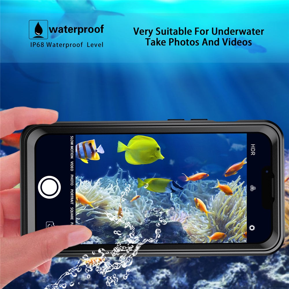 REDPEPPER PRO Series Drop-proof IP68 Waterproof Scratch Resistant Transparent Phone Case for iPhone 13 Pro 6.1 inch