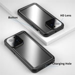 REDPEPPER PRO Series Drop-proof IP68 Waterproof Scratch Resistant Transparent Phone Case for iPhone 13 Pro 6.1 inch