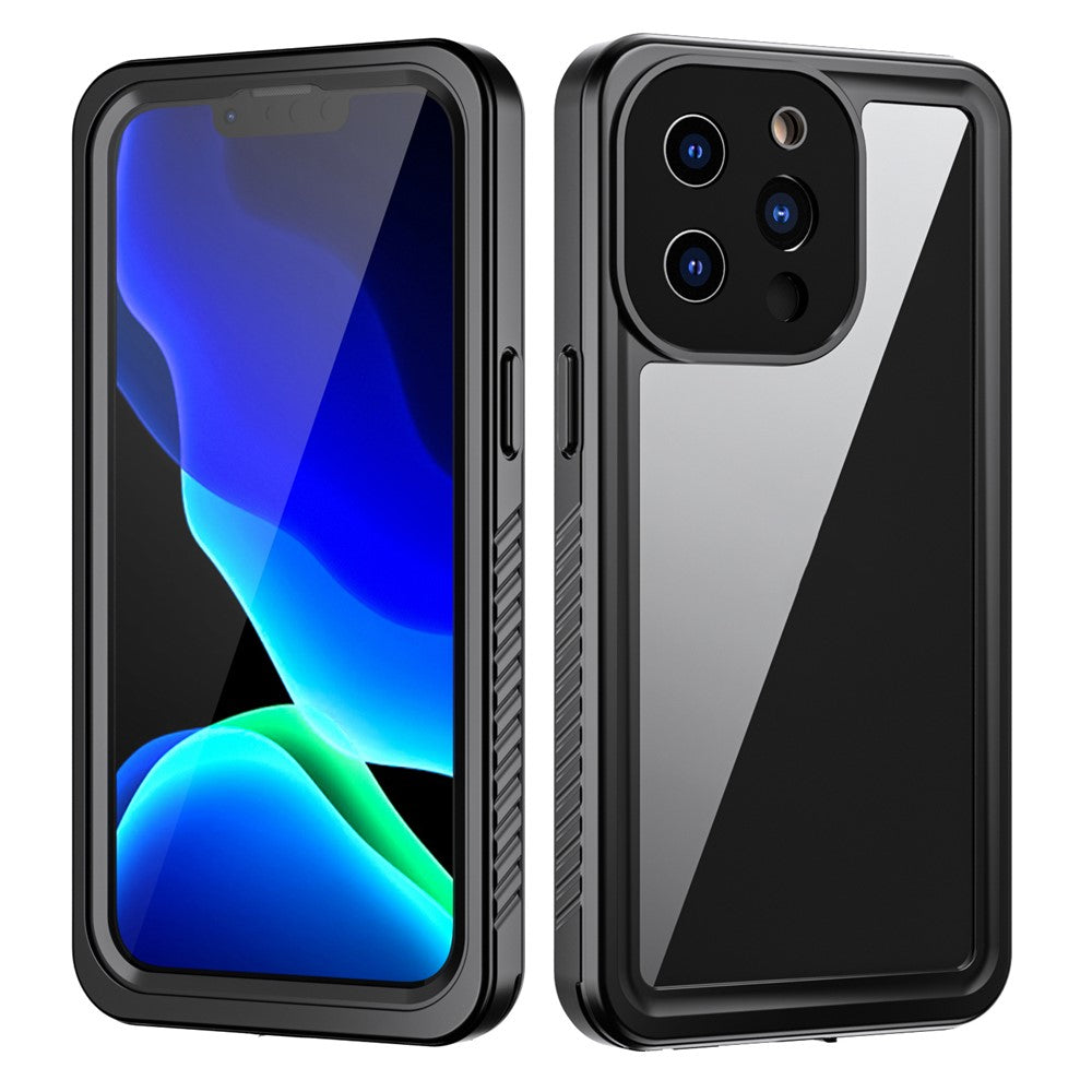 FS Anti-Drop Series IP68 Light Slim Impact-Resistant Waterproof Clear Phone Case for iPhone 13 Pro 6.1 inch