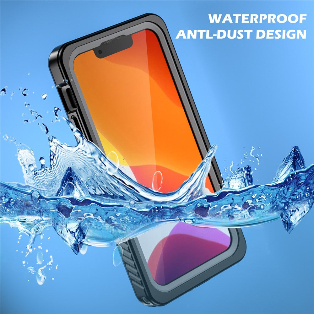 FS Anti-Drop Series IP68 Lightweight Thin Waterproof Transparent Phone Case for iPhone 13 mini 5.4 inch