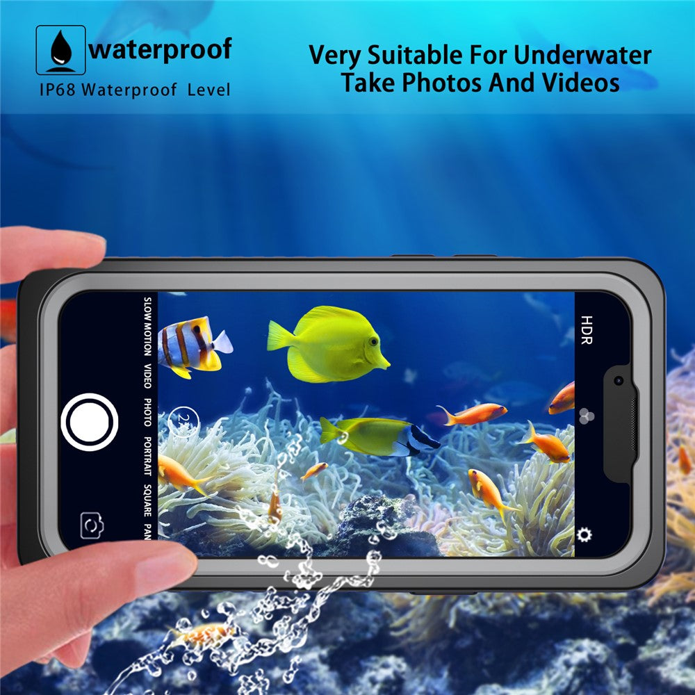FS Anti-Drop Series IP68 Lightweight Thin Waterproof Transparent Phone Case for iPhone 13 mini 5.4 inch
