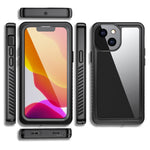 FS Anti-Drop Series IP68 Lightweight Thin Waterproof Transparent Phone Case for iPhone 13 mini 5.4 inch