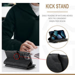 For iPhone 13 Pro Phone Cases with Strap CASEME C30 Zipper Multiple Card Holder PU Leather Cover