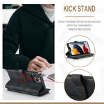For iPhone 13 Pro Max Phone Cases with Strap CASEME C30 Zipper Multiple Card Holder PU Leather Cover