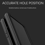 LOVE MEI Stötsäkert, droppsäkert, dammtät hybridskal i metall + silikon med härdat glas för iPhone 13 mini 5,4 tum