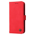 For iPhone 13 Leather Wallet Cases Skin Touch Phone Cover Stand with Strap