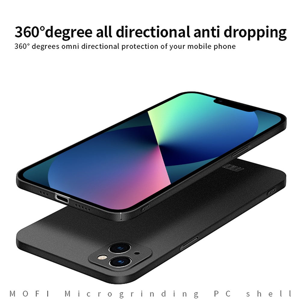 MOFI Shield Matte Series 360 Degree Anti-drop PC Back Protective Phone Case for iPhone 13 mini 5.4 inch
