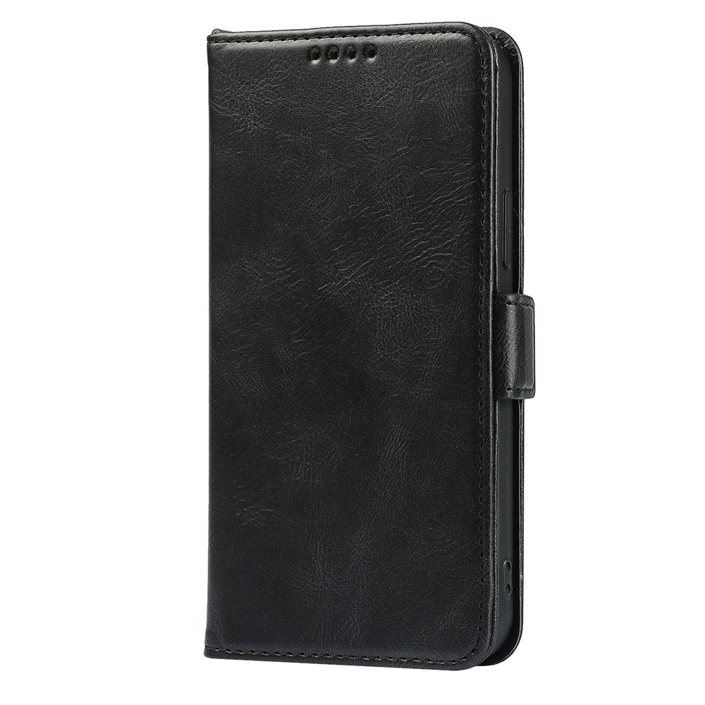 Retro Style Phone Shell Case RFID Blocking Magnetic Closure Wallet Phone Cover for iPhone 13 mini 5.4 inch