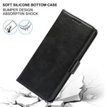 Retro Style Phone Shell Case RFID Blocking Magnetic Closure Wallet Phone Cover for iPhone 13 mini 5.4 inch